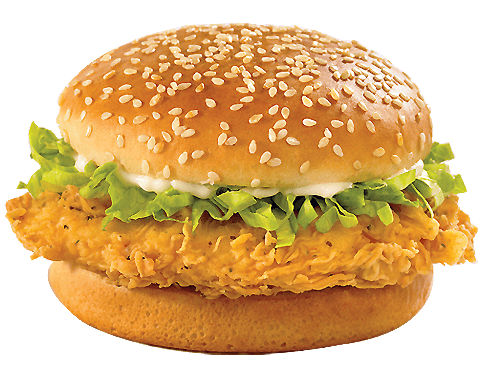 Kentucky Fried Chicken Burger with Mayo & Lettuce