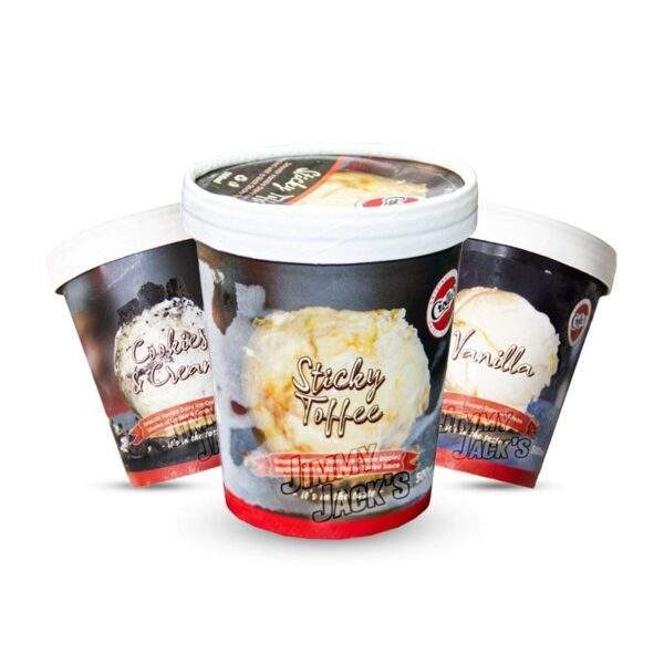 Crolla’s Ice Cream in 500ml Tubs